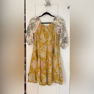 Anthropologie Daily Practice Half Sleeved printed Dress